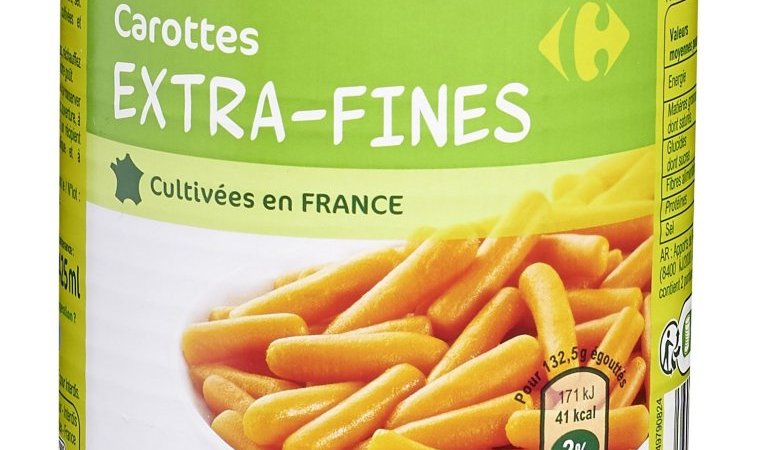 Carottes extra-fines 